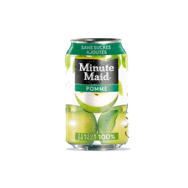 Minute Maid apple juice can 33cl - pack of 24
