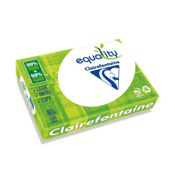 Equality recycled paper A4 80g - 1 box = 5 reams of 500 sheets