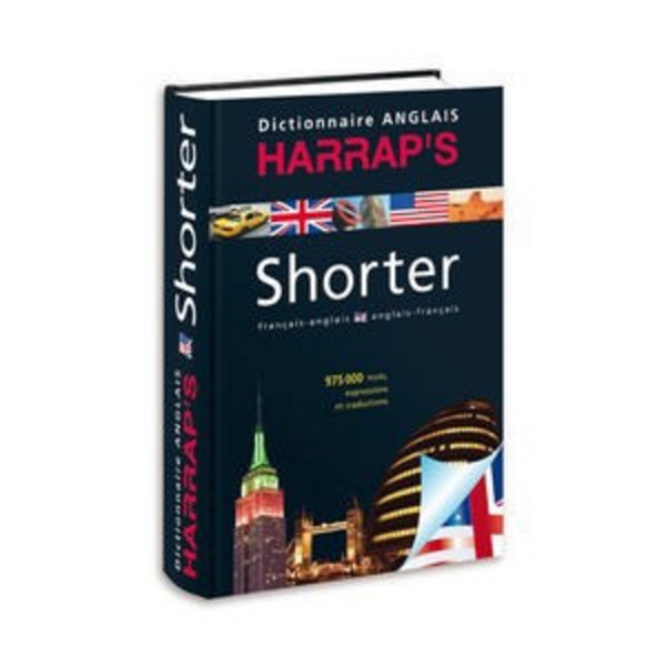 Dictionnaire Français Anglais Harrap's shorter - 18 x 27 cm