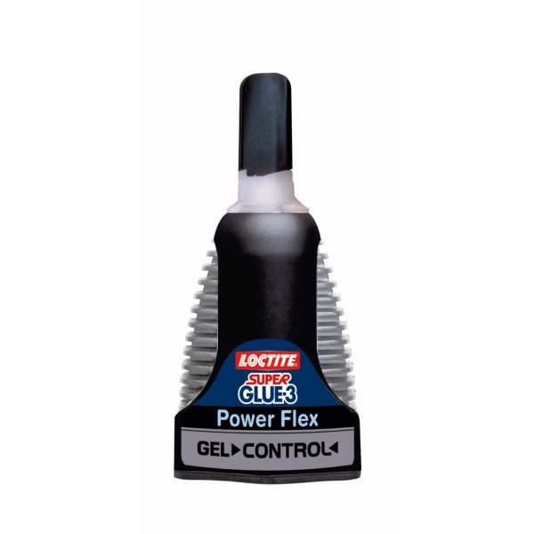 Colle forte liquide Loctite Super Glue-3 Power Flex Gel Control - tube de 3 g