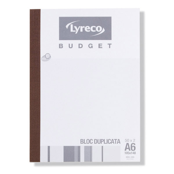 Carnet autocopiant Lyreco Budget - A5 - non imprimé - 2 plis