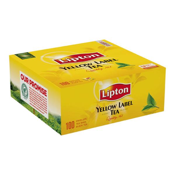 Thé noir Yellow Label Lipton Feel Good Selection - 100 sachets fraîcheur