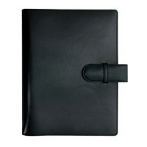 2108 LEATHER DOCUMENT CASE BLK