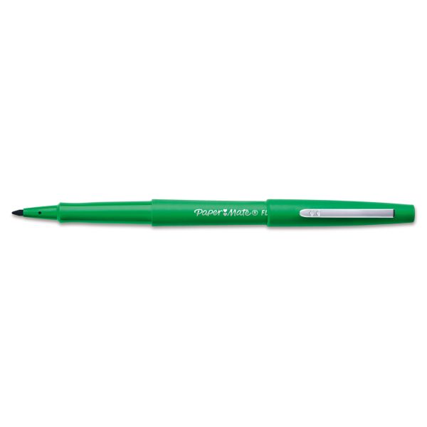 Paper Mate Flair Pen Medium Green - Pack Of 12