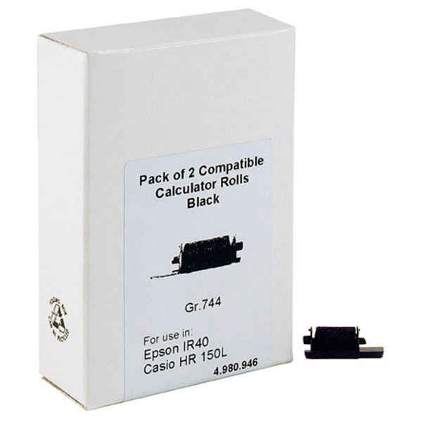 IR40 COMPATIBLE INK RIBBON BLACK - PACK OF 2