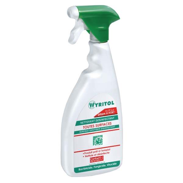 Nettoyant désinfectant multi-usages Wyritol - spray de 750 ml