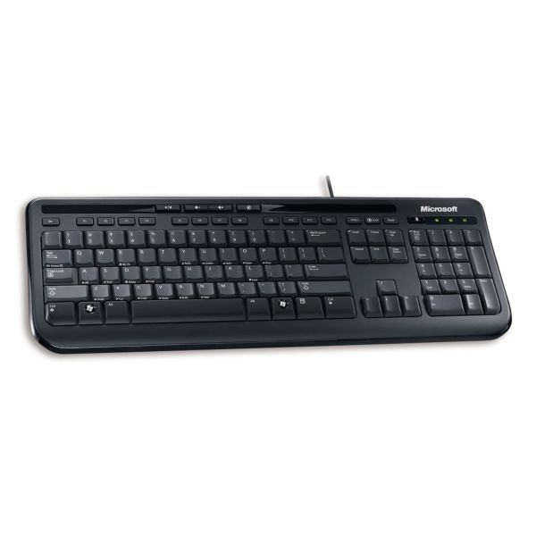Clavier Microsoft Wired Keyboard 600 - noir