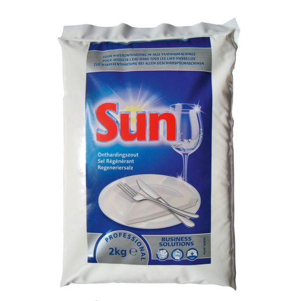 Sel regénérant lave-vaisselle Sun Professional - paquet de 2 kg