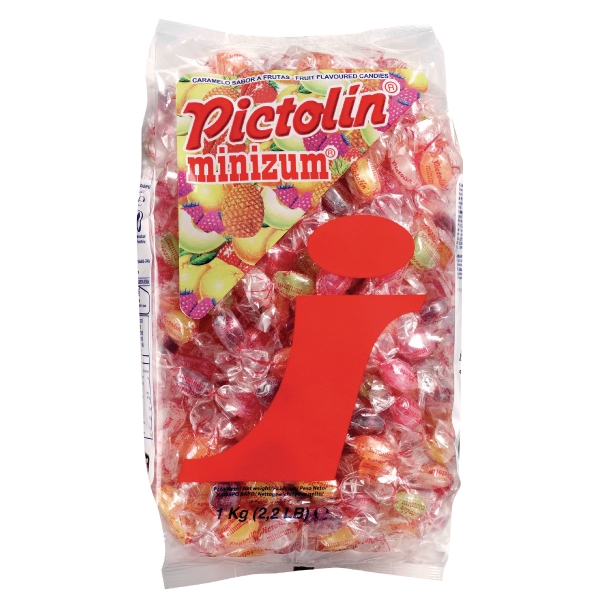 Bonbon d'accueil Pictolin Minizum - paquet de 1 kg