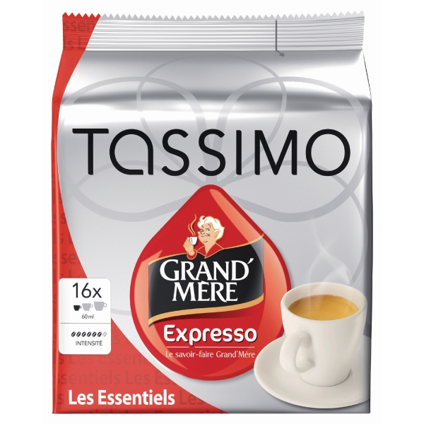PAQUET DE 16 CAPSULES DE CAFE TASSIMO GRAND MERE EXPRESSO
