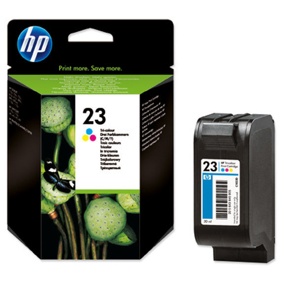HP 23 Tri-Colour Original Ink Cartridge (C1823D)