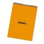 Bloc-notes Rhodia - A4+ - spirales - 160 pages - blanc quadrillé