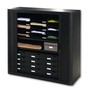 Paperflow EasyOffice Tambour Cupboard 1045 X 1100 X 415mm Black/Black