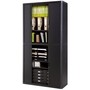 Paperflow EasyOffice Tambour Cupboard 2043 X 1100 X 415mm Black/Black