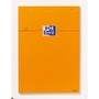Bloc-notes Oxford Orange - A4 - 160 pages - blanc quadrillé