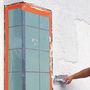 Ruban adhésif de masquage PVC Tesa - 50 cm x 33 m - orange