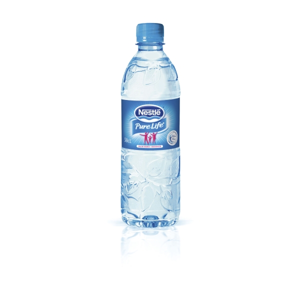 Pack de 24 botellas de 0,5L de agua NESTLÉ Aquarel