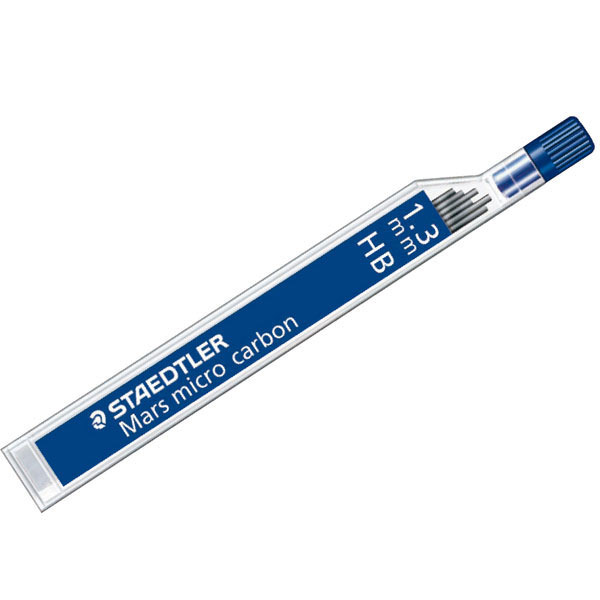 Pack de 6 minas 1,3 mm HB STAEDTLER Mars Micro.