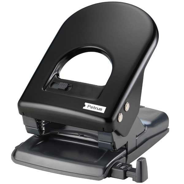 PETRUS 95 PAPER PUNCH 2-HOLES BLACK