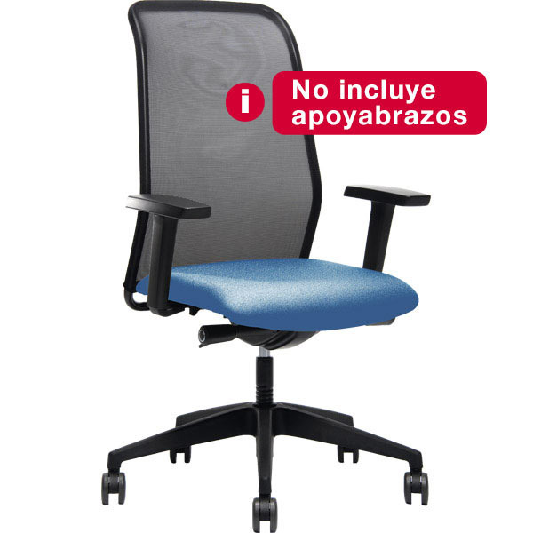 Prosedia Netline N157 chair with synchrone mecanism blue