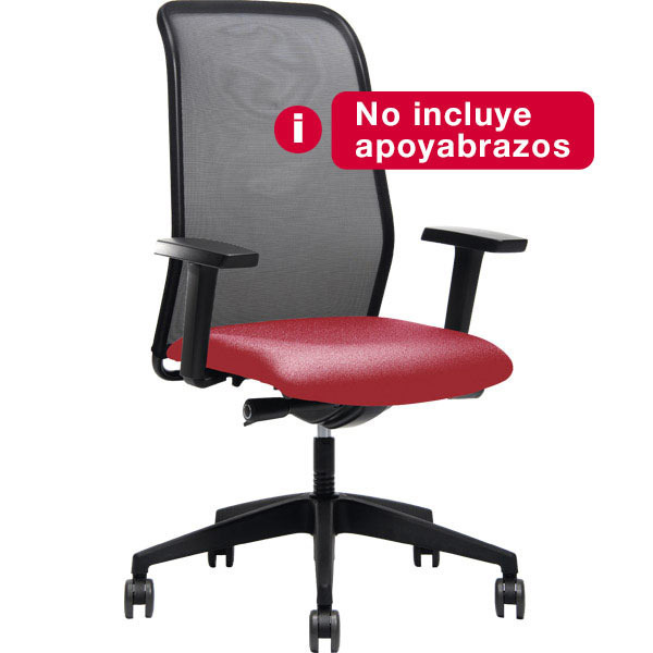 N147 SYNCHRO CHAIR RED - ARMS NOT INCLUDED