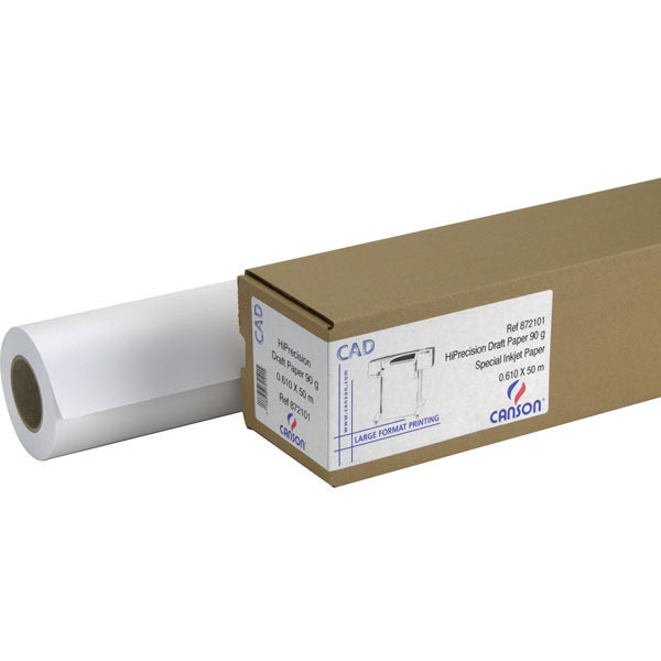 CANSON DRAFT JET COLOR PAP ROLL 61CMX50M