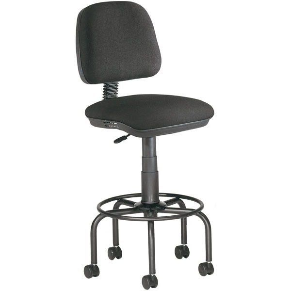 Silla profesional con ruedas ROCADA RD980 color negro