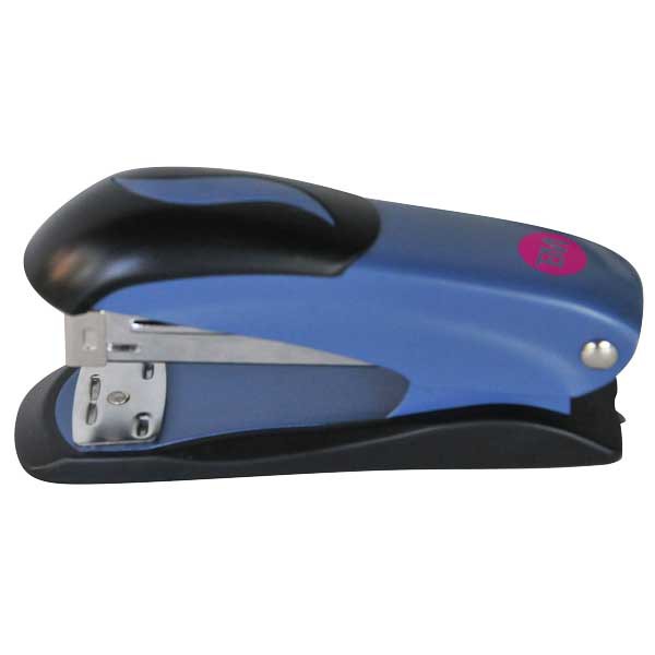 TEAM HALF-STRIP STAPLER METAL BLUE