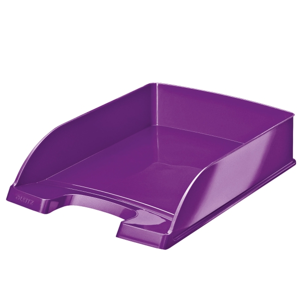 Leitz Wow 5226 A4 Letter Tray Purple