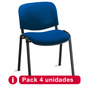 MULTI-PURPOSE STACKING CHAIR - BLUE