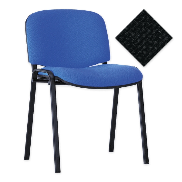 ISO BLACK C-38 CONFERENCE CHAIR D/GRY