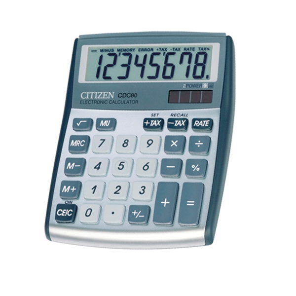 Citizen Cdc80 Calculator Allrounder 8 Digit