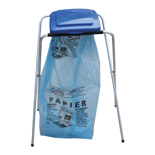 SINGLE WASTE BIN HOLDER BLU