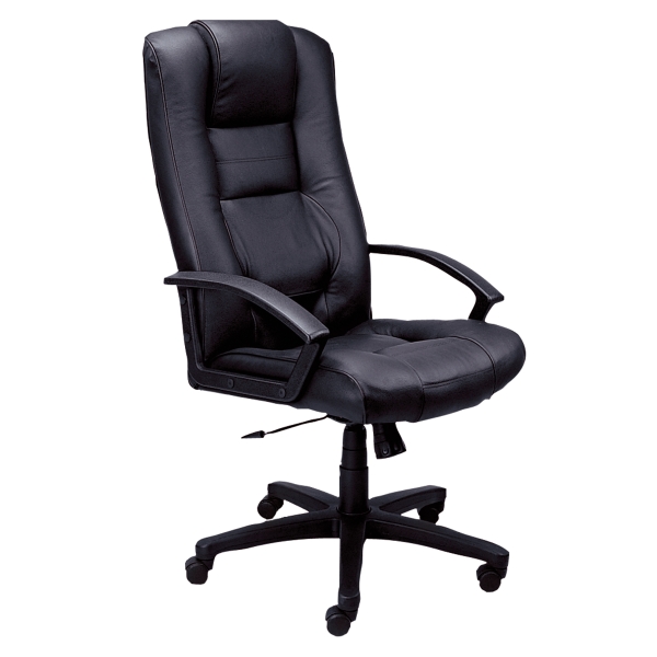 LAGUNA MANAGEMENT CHAIR ECO LTH BLACK