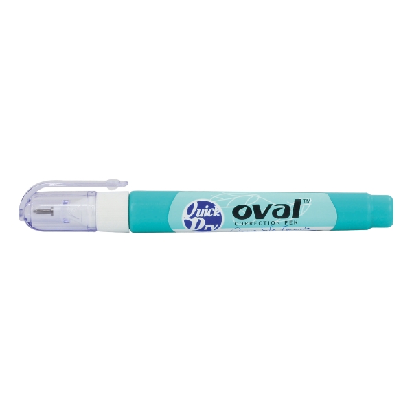 Korektor w piórze OVAL z metalową końcówką, 7 ml