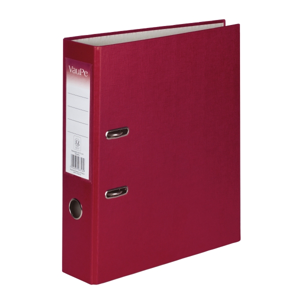 VAUPE 078/18  L/ARCH FILE PP A4 50MM RED