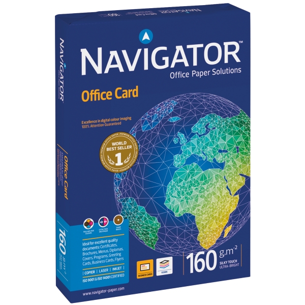 Papier NAVIGATOR Office Card A4, 160g/m², 250 arkuszy