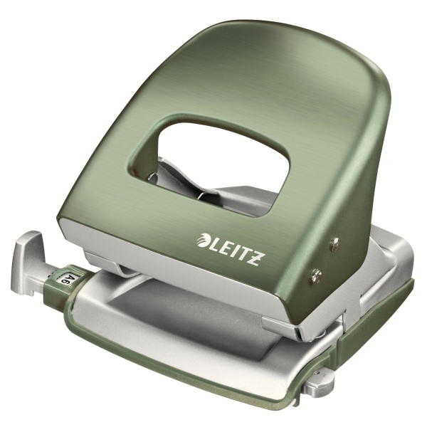 LEITZ STYLE 2-HOLE PUNCH 30 SHEETS GRN