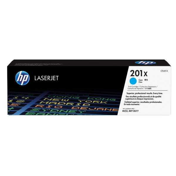 Toner HP 201X CF401X cyan