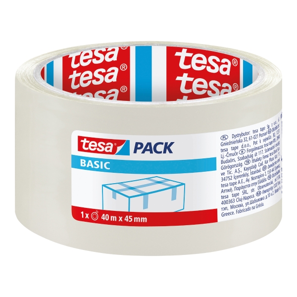 TESA PACK TAPE PP ACRYL 45MMX40M BROWN