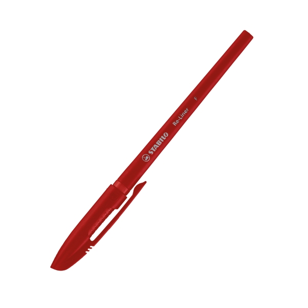 STABILO 868/1 RE-LINER BALL PEN FINE RED