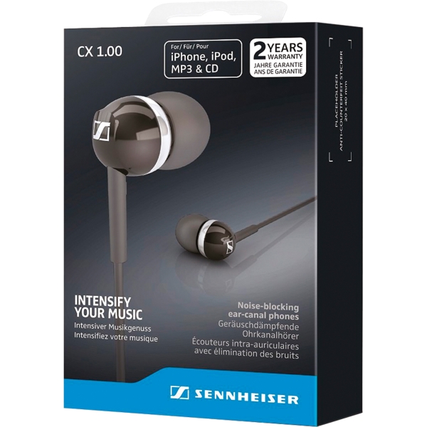 SENNHEISER CX 1.00 EARPHONE BLK