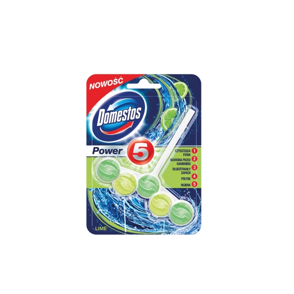 DOMESTOS POWER5 LIME TOILET BLOCK