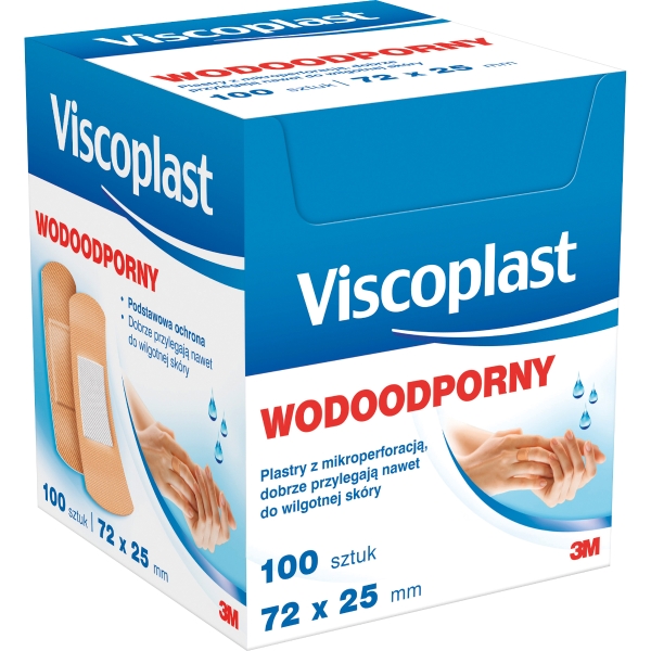 PK100 3M VISCOPLAST PLASTER 72X25MM