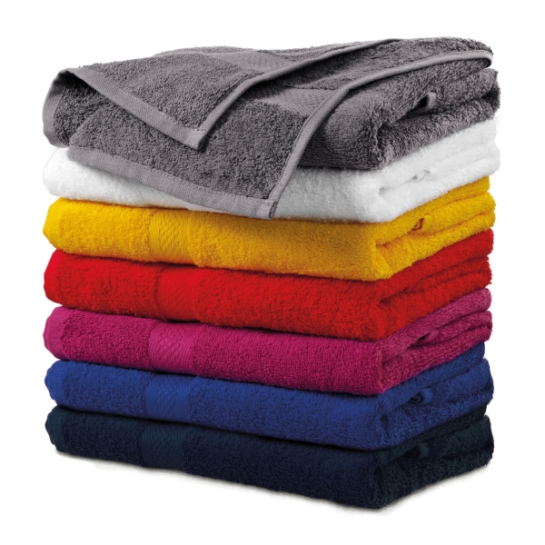 ADLER TERRY TOWEL 450025  50X100 GRY/BLK