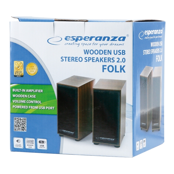 ESPERANZA EP122 FOLK 2.0 USB SPEAKERS