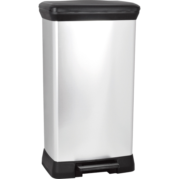 CURVER 187152 METAL DUSTBIN W/PEDAL 50L