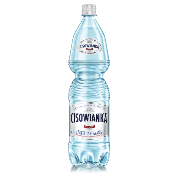 Woda mineralna CISOWIANKA lekko gazowania, zgrzewka 6 butelek x 1,5 l