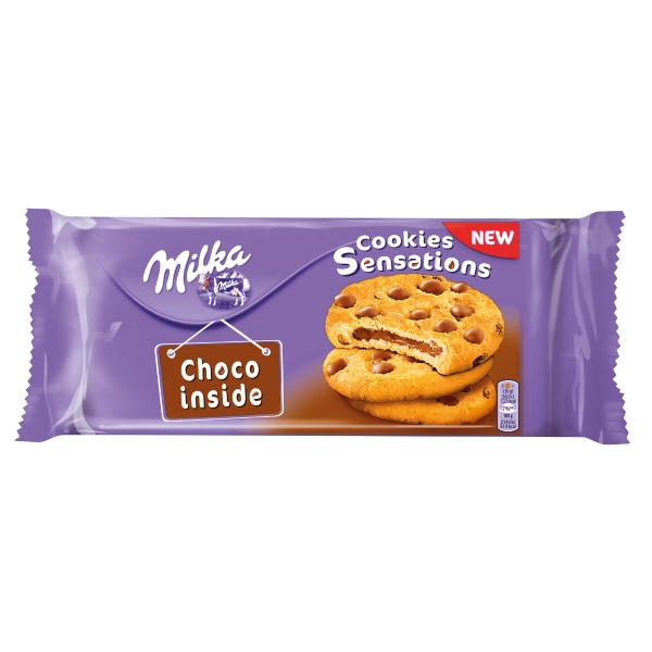 MILKA COOKIES SENSATIONS CHOCO 156G