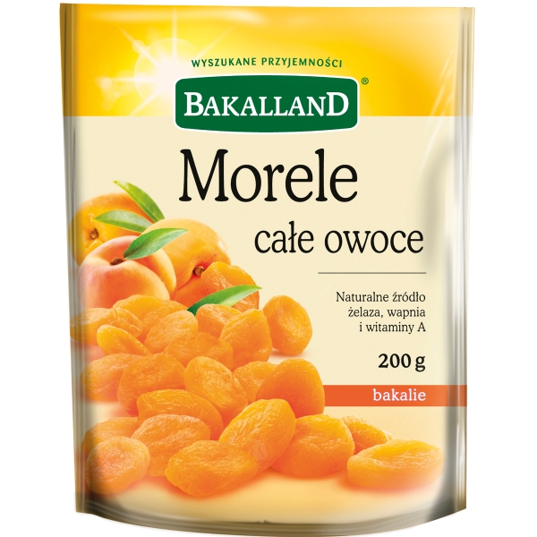 BAKALLAND  APRICOTS 200G